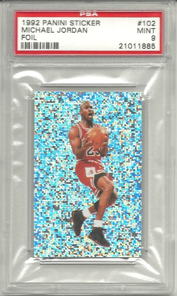 PSA Set Registry Showcase: Michael Jordan Panini Stickers Set